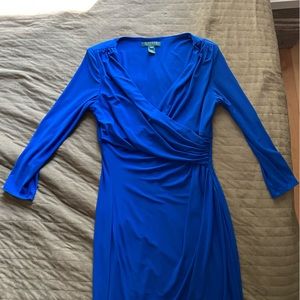 Elegant Royal Blue Ralph Lauren Dress